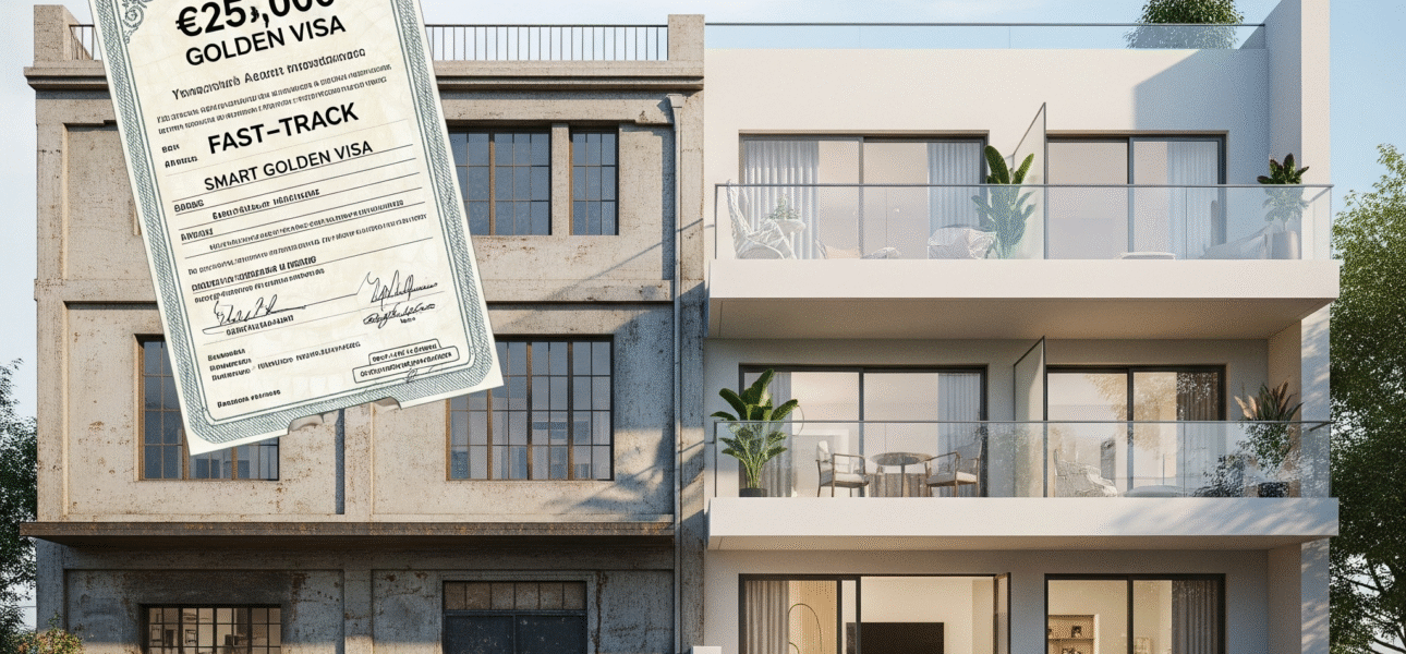Yunanistan Golden Visa property investment - Greece Golden Visa €250,000 opportunity